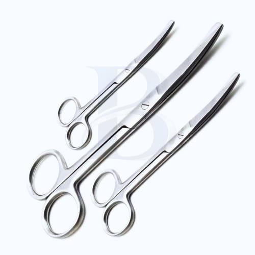 Three Operating Scissors